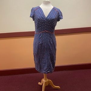 Pepperberry Mid blue patter dress